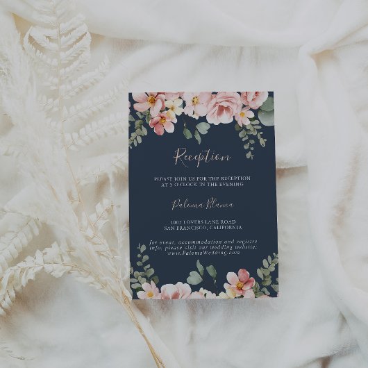 ユーカリプタスガーデンバラフローラウェディングレセプション エンクロージャーカード