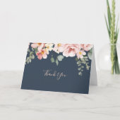 ユーカリプタスガーデンバラフローラフォールド結婚ズ サンキューカード (正面)