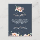 ユーカリプタスガーデンバラ結婚フローラズウィッシングウェル エンクロージャーカード (正面)