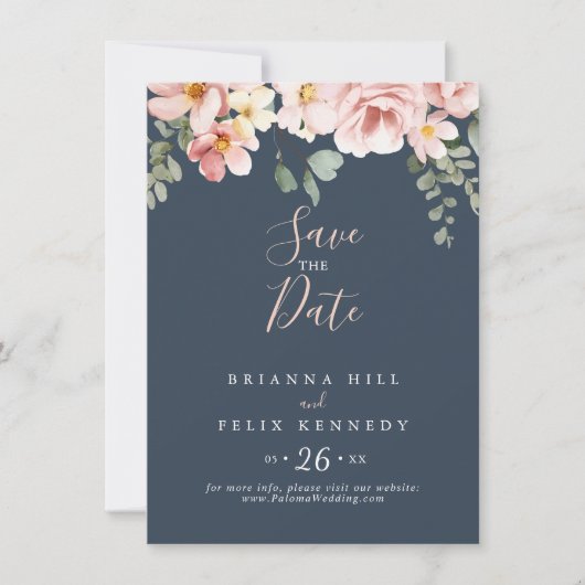 ユーカリプタスガーデンバラ結婚フローラ セーブザデート (正面)