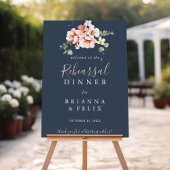 ユーカリプタスガーデンフローラリハーサルディナーウェルカム ポスター