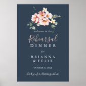 ユーカリプタスガーデンフローラリハーサルディナーウェルカム ポスター (正面)