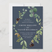 ユーカリプタスグローブ結婚式招待状 招待状 (正面)