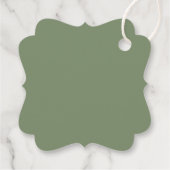 ユーカリプタスグ結婚リーネリーズサンキューユーメッセージカード フェイバータグ (裏面)