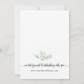 ユーカリプタスザアドベンチャーベスターズ結婚式招待状 招待状 (裏面)