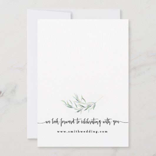 ユーカリプタスザアドベンチャーベスターズ結婚式招待状 招待状 (裏面)