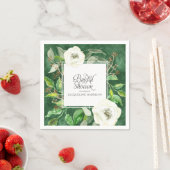 ユーカリプタスシードリーフリーフリースBOHOワイルドバラ スタンダードカクテルナプキン (インサイチュ)