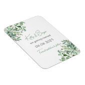 ユーカリプタススイート – 日付マグネットを保存 マグネット (右側)