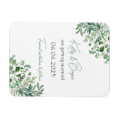 ユーカリプタススイート – 日付マグネットを保存 マグネット (横)