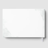 ユーカリプタススクリプトブライダルシャワーゴールドフォイル ゲストブック (裏面)