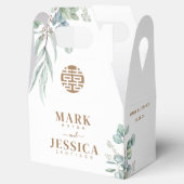 ユーカリプタスダブル結婚ハピネスありがとう フェイバーボックス (オープン)