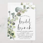 ユーカリプタステラコッタブライダルブルンチシャワー 招待状 (正面/裏面)