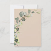 ユーカリプタステラコッタブライダルブルンチシャワー 招待状 (裏面)