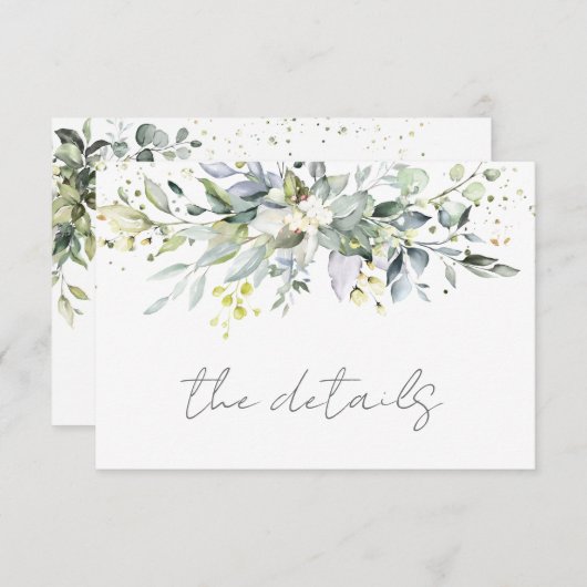 ユーカリプタスハーブウィークエンドイナリー詳細 招待状 (正面/裏面)