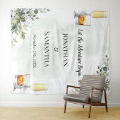 ユーカリプタスバブル&バーボンウェディングシャワータペスト タペストリー (インサイチュ(横))