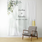 ユーカリプタスバブル&バーボンウェディングシャワー タペストリー (インサイチュ)