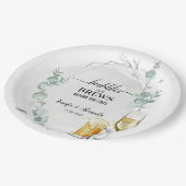 ユーカリプタスバブル&ブローズ ペーパープレート (アングル)