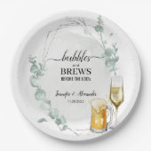 ユーカリプタスバブル&ブローズ ペーパープレート (正面)