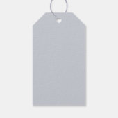 ユーカリプタスバプテスマ感謝してい男の赤ちゃんギフトラベル ギフトタグ (裏面)