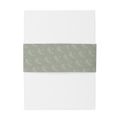 ユーカリプタスパターングリーンID901 招待状ベリーバンド (裏面例)