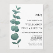 ユーカリプタスファミリー懇親会招待状ハガキ ポストカード (正面)