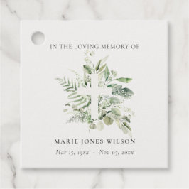 ユーカリプタスファーンファーンファーンクロスメモリアル悔やみや弔慰 フェイバータグ