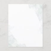 ユーカリプタスボタニカルアニバーサリーパーティの招待状 (裏面)