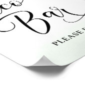 ユーカリプタスボタニカルセージグリーンタコバー ポスター (角)