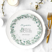 ユーカリプタスボタニカルセージグリーンブライダルシャワー