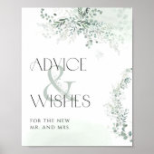 ユーカリプタスボタニカルブライダルアドバイス&ウィッシュズポスター ポスター (正面)