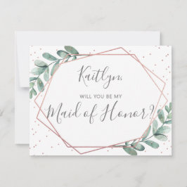 ユーカリプタスメイド・オブ・オーナー（花嫁付き添い人）の幾何学