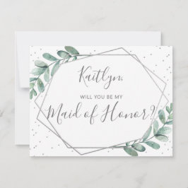 ユーカリプタスメイド・オブ・オーナー（花嫁付き添い人）の幾何学