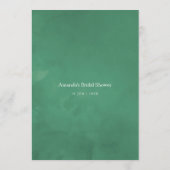 ユーカリプタスラベンダーグリーンリーベビーシャワーアドバイス アドバイスカード (裏面)