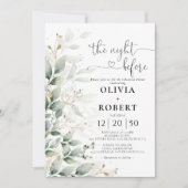 ユーカリプタスリーフザナイトウィーク招待状 招待状 (正面)