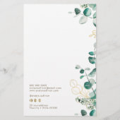 ユーカリプタス価格表フライヤー チラシ (裏面)