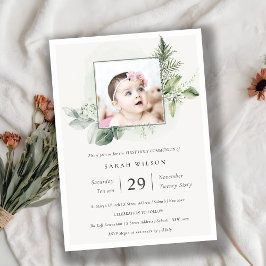 ユーカリプタス動物写真第1聖餐式招待状 サンキューカード