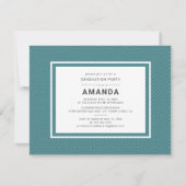 ユーカリプタス卒業2022植物緑のグラード 招待状 (裏面)