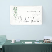 ユーカリプタス名ようこそブライダルシャワー 横断幕 (トレードショー)