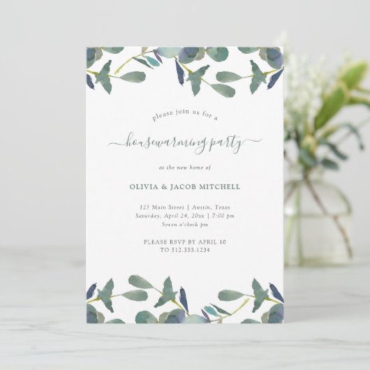 ユーカリプタス岬 | グリーン離れ引っ越し祝いパーティーパーティー 招待状 (スタンド正面)