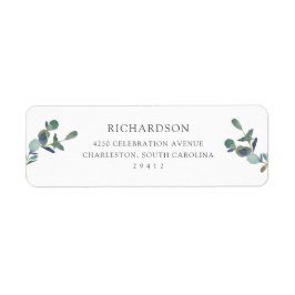 ユーカリプタス岬 |シンプル水の色結婚の ラベル