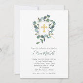 ユーカリプタス岬 | 水の色とクロスバプテスマ 招待状 (正面)