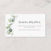 ユーカリプタス植物卒業会 エンクロージャーカード (正面)