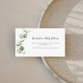 ユーカリプタス植物卒業会 エンクロージャーカード