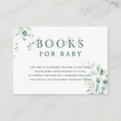 ユーカリプタス植物手紙ブックリクエスト エンクロージャーカード (正面)