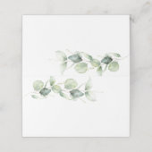 ユーカリプタス緑結婚植物学 プレイスカード (外部開封)