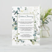 ユーカリプタス葉バチェロレッテ週末の日程 招待状 (スタンド正面)