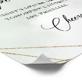 ユーカリプタス金ゴールドオープンバー徴候 ポスター (角)