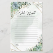 ユーカリプタス金ゴールドフレームDate Night (正面)