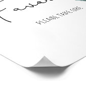 ユーカリプタス – お願い、ポスターを1枚お願い ポスター (角)