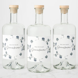 ユーカリプタス・グリーンリー・グロムスマン提案 リキュールボトルラベル